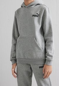 Puma Jersey con capucha - mottled dark grey
