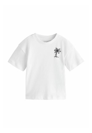 REGULAR FIT - SHORT SLEEVE SMALL GRAPHIC  - Nyomott mintás póló - white palm tree