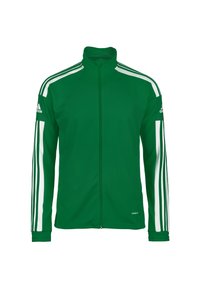 SQ21 TR TOP - Sweater met rits - team green / white