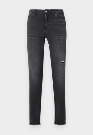 ONLY, ONLWAUW - Kitsa lõikega teksad - washed black