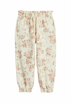 FLORAL - Verryttelyhousut - light beige