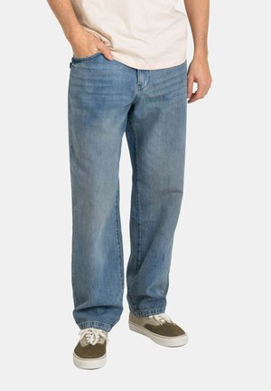 SOLID - Jeans Straight Leg - vintage mid blue