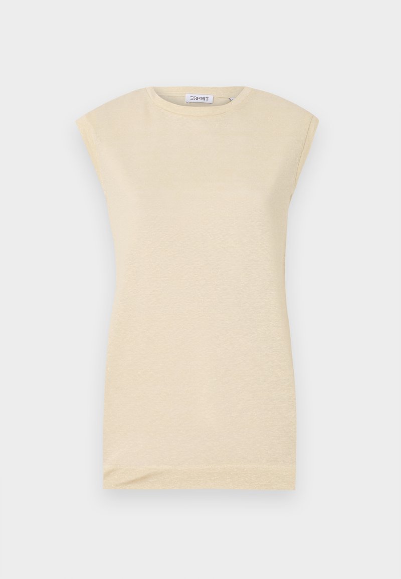 Esprit T-shirt basic zandkleur