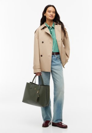 Tommy Hilfiger, ICON SATCHEL - Τσάντα Tote - dark olive