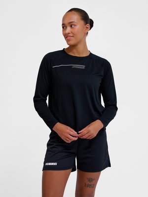 Hummel COURT WEIGHT  - Langærmet T-shirt - black