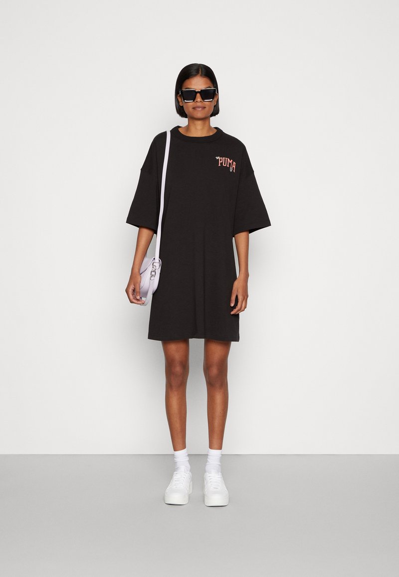 Damen Freizeitkleider | Puma DOWNTOWN GRAPHIC Jerseykleid black/schwarz - CQ96124 Damen Freizeitkleider | Puma DOWNTOWN GRAPHIC Jerseykleid black/schwarz - CQ96124
