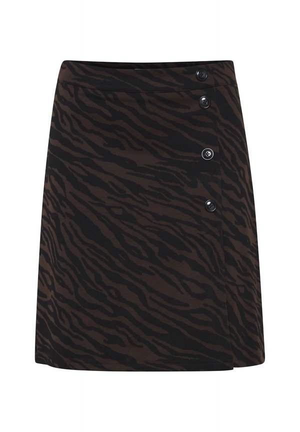 IHKate - Wrap skirt - coffee bean2
