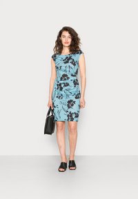 Anna Field Vestido de malha - blue/black