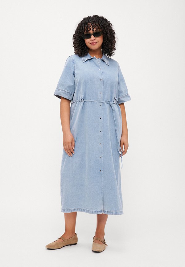 VMCMELINDA 2/4 DRESS - Denim dress3