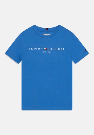 Tommy Hilfiger EXCLUSIVE ESSENTIAL TEE UNISEX - T-shirt print - blue spell