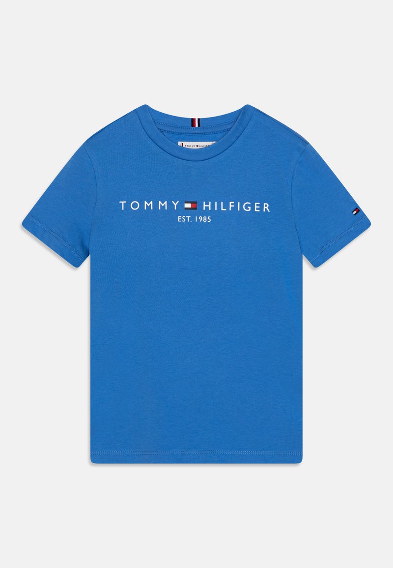 Tommy Hilfiger - ESSENTIAL TEE UNISEX - T-shirts med print - blue spell, Forstørre