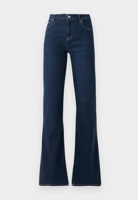 SLIM CLEAN  - Bootcut-teksad - dark-blue denim