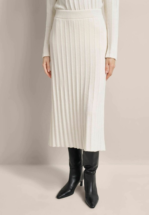 CASHMERE - A-Linien-Rock - ecru