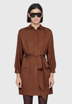 AllSaints, NOORA DRESS . - Vestido camisero - rust red