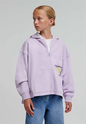 Scalpers LETTERING  - Sweat zippé - lilac