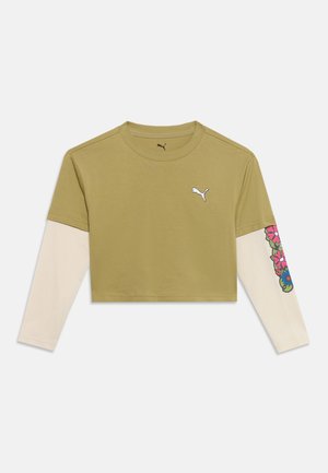 Puma, RELAXED SHORT LENGTH LAYERED - Maglietta a manica lunga - chai latte