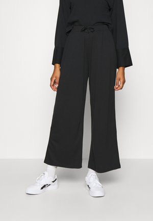 WIDE FIT JOGGERS - Pantaloni sportivi - black