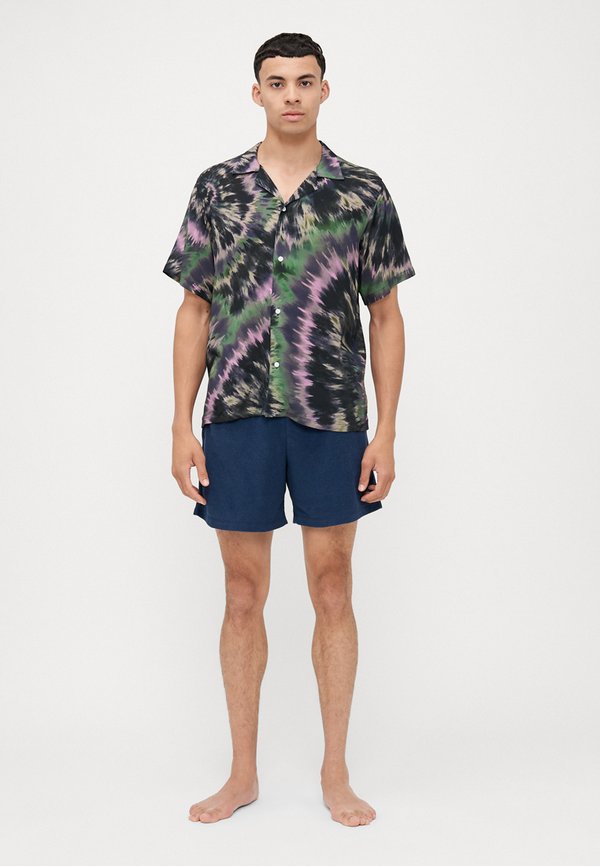 FIG SWIRL TIE DYE PRINTED CAMP SHIRTS - Beach accessory4