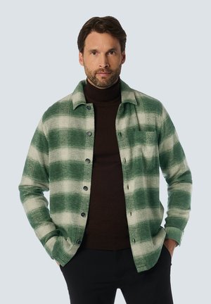 COMFORT STRETCH CHECKED - Hemd - dark green