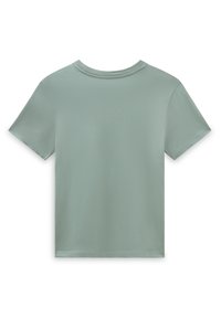 Vans FLYING V CREW - Camiseta estampada - iceberg green