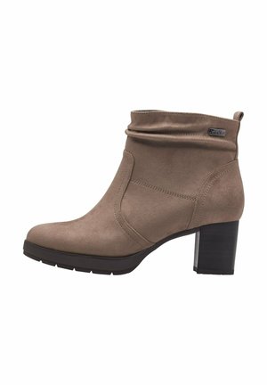 Platform ankle boots - pepper