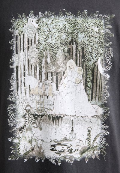 Holzweiler LIFE FAIRYTALE TEE - Μπλουζάκι με στάμπα - dark grey