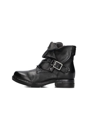 Cowboy/biker ankle boot - nero