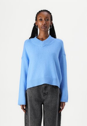 FAST CASHSOFT HIGH VNECK - Maglione - union blue