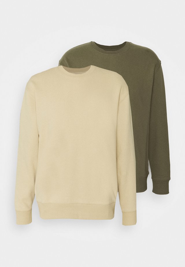 CREW 2 PACK - Sweater - olive