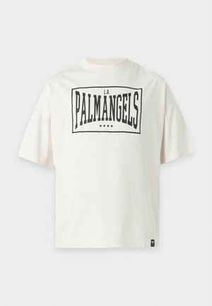 Palm Angels, VINTAGE BOX LOGO LOOSE TEE - T-shirt imprimé - off white/black