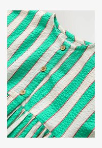 Selezionato, green white stripe