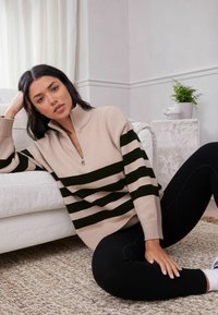 Next STRIPE - Pulóver - beige