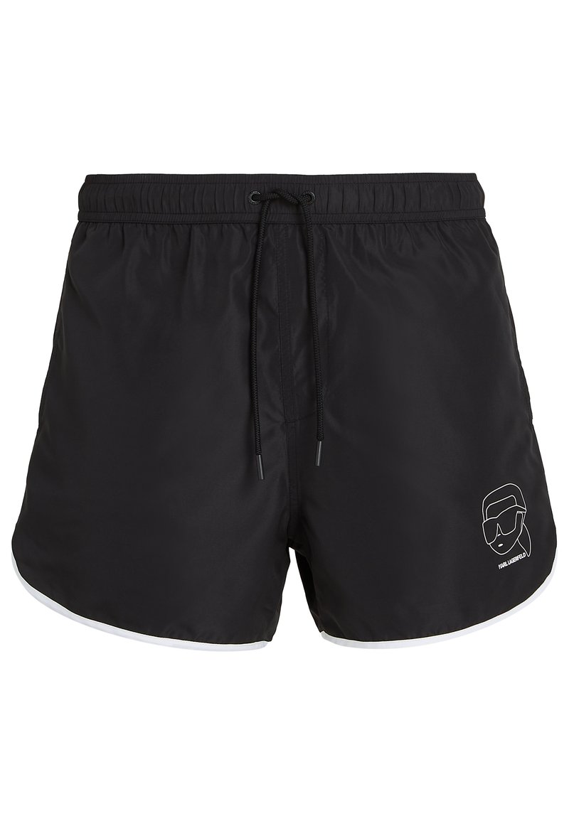KARL LAGERFELD IKONIK 2.0 Swimming shorts black Zalando.co.uk