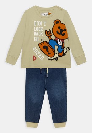 TODDLER SET - Camiseta de manga larga - grey tealerium