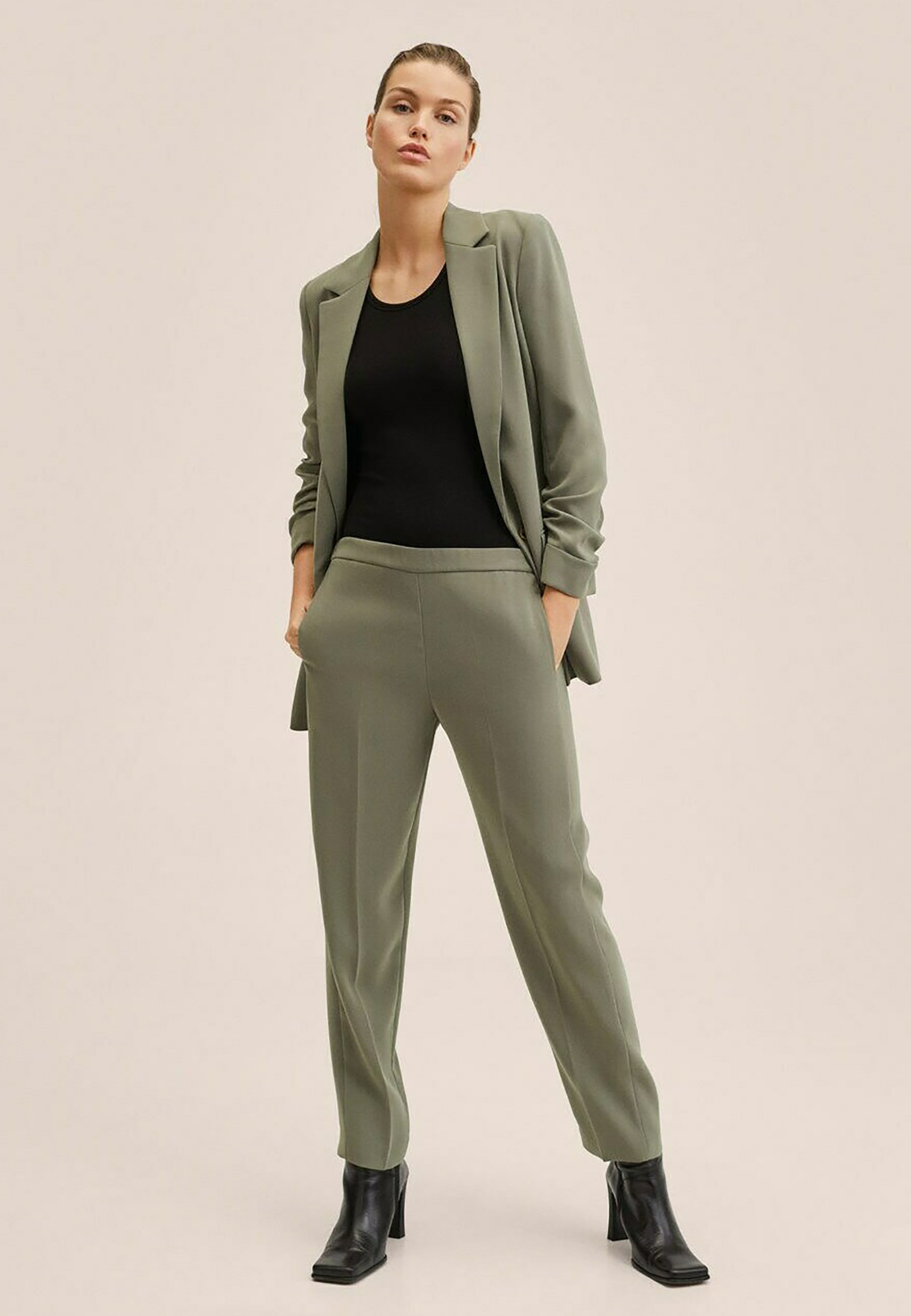 Mango SEMIFLU - Pantaloni - vert pastel/verde chiaro - Zalando.it