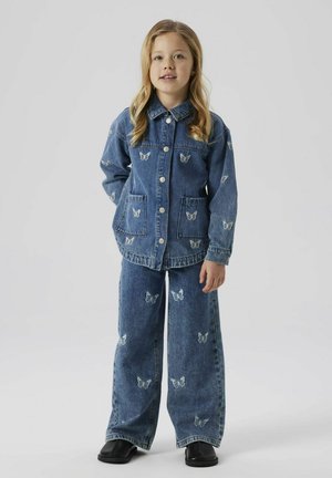 NKFMANDY EMB - Džinsinis švarkelis - medium blue denim