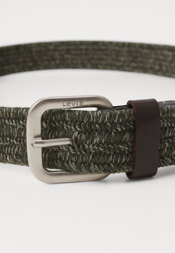 STRETCH WOVEN BELT UNISEX - Belt - olive night4
