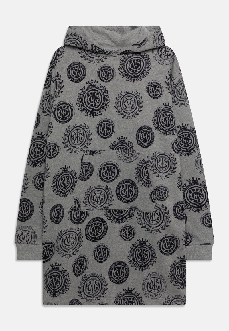 GANT EXCLUSIVE XMAS SPECIAL ZC HOODIE DRESS - Φόρεμα από ζέρσεϊ - grey melange