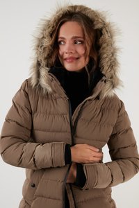 LELA REGULAR FIT - Wintermantel - camel