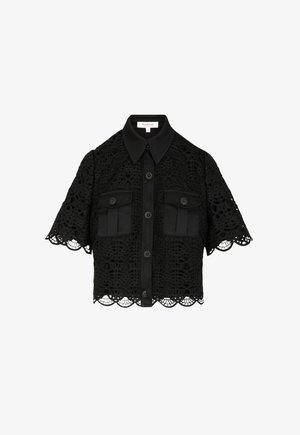 Morgan, MORGAN MORGAN SHORT-SLEEVED SHIRT - Paitapusero - noir
