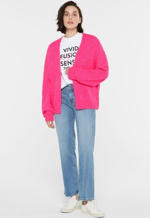 FLAUSCHIGER OFFENER - Cardigan - vivid pink
