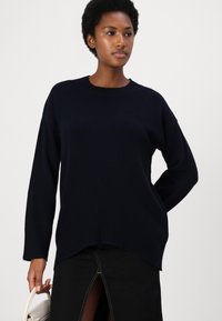 pure cashmere LOOSE FIT - Pulover - dark navy