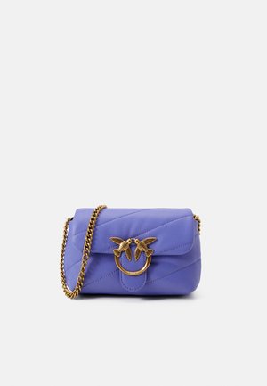 LOVE BABY PUFF - Across body bag - blu di corsica/antique gold