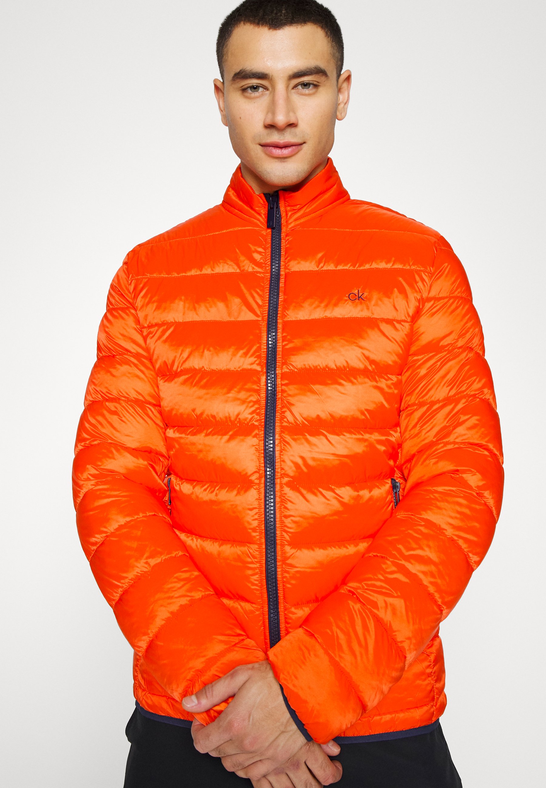 Calvin Klein Golf CONDUCTOR PADDED JACKET - Veste d'hiver - blaze/orange -  ZALANDO.FR