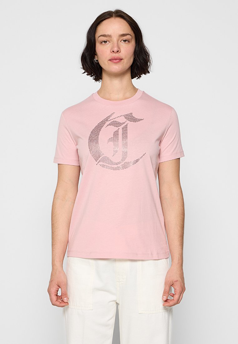 Just Cavalli T-shirt print roze