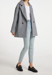 DreiMaster Cappotto classico - mottled light grey