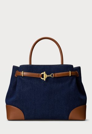 PATENT LEATHER SMALL TASHA CROSSBODY BAG - Rankinė - vayra wash/lauren tan