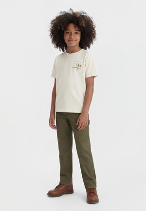 Jack & Jones Junior JPSTALEX JJCLEAN WORKER  - Pantalon classique - olive night