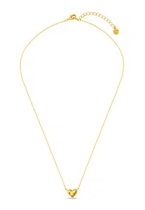 MOLTEN HEART STATIONED NECKLACE - Verižica - gold-coloured