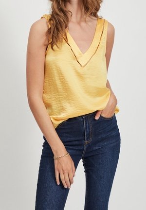 Blouse - mottled light yellow